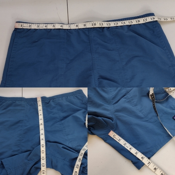 Patagonia Men's Blue Drawstring Outdoors Swim Trunks Shorts Size S - Picture 11 of 16